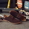 Gai Dress Shoes Spring zamszowe skórzane mężczyźni Oxford Casual Classic Sneakers Wygodne obuwie duże mieszkania 221022 gai