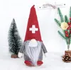 Christmas Doctor Nurse Gnome Plush Ornaments Swedish party Santa Xmas Tree Decor Holiday Home Decoration SN4985