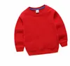 Barn tr￶jor pojkar flickor lettet tryckt pullover baby barn casual kl￤dtoppar