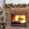 Décorations de Noël 6pcs Année 2022 Ornement d'arbre DIY Pendentif suspendu en bois pour la décoration de la maison Cadeaux de Noël Navidad