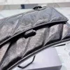 Bolsos Totes Bolso Bolso de diseñador Mujeres Imitación clásica Famosa marca Cuero Raya Carta Empalme Un hombro Bolso de reloj de arena Estilo de moda Cartera de fiesta