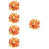 Dekorativa blommor 5x höstblad Garlanddekor lämnar hängande bröllop för hemrestaurang