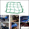 Motorcycle Bags 30X30Cm Lage Cargo Bungee Net Bag 6 Hooks Bike Motorcycle Helmet Mesh Storage Carrier Drop Delivery 2022 Mobiles Mot Dhtcg