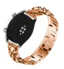 Schwarzes Damen-Uhrenarmband für Samsung Galaxy Watch 5/Pro/4 22 mm 20 mm Uhrenarmband Classic/3 Band 40 mm 44 mm 45 mm 42 mm Active 2 Cowboy-Kette Diamant-Armband