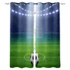 Curtain Soccer Balls Football Window Interior Valance Door Room Drape For Kitchen Living Bedroom Decoration Curtains