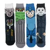 Meias masculinas desenhos animados de desenho animado Skateboard Hip Hop Casual Versátil Fashion Cotton Prese