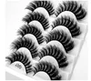 Multilayer Thick Long False Eyelashes Naturally Soft and Delicate Hand Made Reusable Curly Mink Fake Lashes Extensions Makeup for Eyes Messy Crisscross DHL