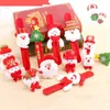 Партийные игры ремесла 5pcs Santa Elk Clap Circle Toys Kids Grass Gift Gistram Party Perse Gift