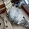 U1トップAAA Brietling B01 48mmウォッチ品質Navitimer Chronograph Quartz Movement Steel Limited Black Dial 50th Anniversary Watch