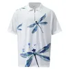 قميص البولو للبولو للرجال للرجال الرجال عالي الجودة من الرجال الأمريكيين ثلاثي الأبعاد العلامات التجارية القصيرة الصيفية القمصان الحجم 5XL