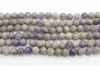 P￤rlor Natural Purple Jade Round Loose Strand 6/8/10/12mm f￶r smycken DIY Making Halsbandsarmband