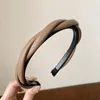 Koreanische Frau Elegante Kreuz Twist PU Haarband Haarband Zahn anti-skid Stirnband Damen Haar Zubehör Mädchen Kopfbedeckungen