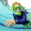 수영 고글 마스크 수영 스쿠버 어린이 PVC 어린이 마스크 스노클링 세트 수중 다이빙 액세서리