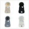 Nieuwe merkbrief Winter Beanie Men Vrouwen vrijetijdsgebreide Beanies Hoofd Cover Cap Outdoor Lovers Fashion Knitted Hats PM-3