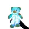 Party gift glowing teddy bear luminous doll with built-in led colorful light function Valentine's day gift plush 30cm 50cm 70cm