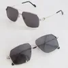Últimos estilos de metal de moda de metal grande óculos de sol masculino e fêmeas de sol Proteção de luxo EyeGlasses Design de moda6502373