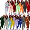 2022 Designer Tvådelat Set Tracksuits Womens Clothing Långärmad huva Outfits Jogging Sport Suit Fashion Letter Print Casual Sport Suit K466