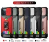 Korthållare magnetiska ringtelefonfodral för iPhone 14 Pro Max Samsung Galaxy A23 A03S S22 Google Pixel 7 Moto G 5G 2022 Lens Protection Armor Covers