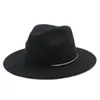 Berets Wool Women Men Fedora Hat For Lady Winter Autumn Floppy Cloche Wide Brim Jazz Caps Size 56-58CM