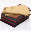 Men's Pants Classic Khaki Casual Business Fashion Slim Fit Cotton Stretch Trousers Male Brand Clothing 221014