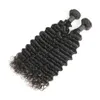 Deep Wave 3 Bundles Extensions de cheveux humains brésiliens 8-26 pouces Trames de cheveux Remy de couleur naturelle