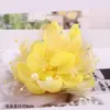 Brooches Fashion Cloth Art Flower Brooch Pin Pearl Crystal Lapel Pins And For Women Corsage Elegant Jewelry Accessories