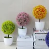 Decorative Flowers Artificial Plant Lotus Pine Tree Simulation Flower Bonsai Fake Green Pot Plants Ornaments Home Decoration Craft