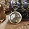 Pocket Watches Gorben Retro Quartz Watch With Necklace Chain Women Herr Cool Pendant Clock Classic EW002