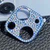 Protetor de câmera de liga de titânio de diamante luxuoso para iPhone 14 Pro Max 13 12 11