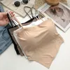 Serbatoi delle donne Della Cinghia di Spaghetti Canotta Reggiseno di Seta Canotte Per Le Donne Corsetto Nero Crop Magliette E Camicette Donna Legante Transessuale Goccia