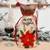 Christmas Decorations 2022 Wine Bottle Cover Decor For Home Navidad Noel Ornaments Xmas Gift Happy Year