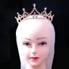 Diademi e corone da sposa in cristallo viola per accessori per capelli da donna Gioielli per capelli da ballo alla moda Regalo da damigella d'onore per feste