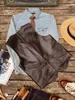 Herrv￤star CDCV01 CIDU Asiatiskt storlek Superkvalitet Ko Skin Waistcoat Cowhide Leather Stylish Drable Vest
