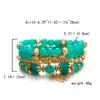 Strand 4 PCS Boho Beads Pulseira Charme Frisado Braclets Para Mulheres Jóias Set252Y