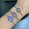 Braccialetti di fascino religione Hamsa Hamsa regolabile Cristalli di moda dorata per donne Coppia per ragazze Girlie Giochi Gioielli