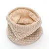 Scarves Female Warm Cashmere Tube Scarf Children Knitted Cowl Neck Shawls Wraps Men Women Winter Wool Collar Warmer