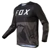Camiseta masculina foxx respirável suor wicking mountain bike ciclismo terno de manga longa topo verão cross-country motocicleta i0ye