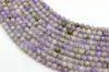 P￤rlor Natural Purple Jade Round Loose Strand 6/8/10/12mm f￶r smycken DIY Making Halsbandsarmband