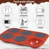 Bakeware Tools Chocolate Silicone Mold Hemispherical Cocoa Bomb Molds For Baking Bombs Semi-Circular Jelly 4Pcs