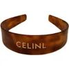 Headbands ce luxury brand resin acrylic vintage headbands fashion Japen style letters brown designer headband accessories