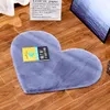 Carpets Love Heart Rugs Artificial Hairy Carpet For Living Room Bedroom Faux Floor Mat Fur Plain Fluffy Soft Area Rug Tapetes