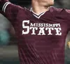 Trikots Neue Wears 2021 NCAA Mississippi State College Baseball Trikots Allen Log