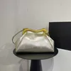 Totes Snake Clip Bag Bag Sacos Mulheres Bolsas de Designer Met￡licas Bolsa de Bola de Couro Bolsas 221009