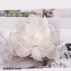 Brooches Fashion Cloth Art Flower Brooch Pin Pearl Crystal Lapel Pins And For Women Corsage Elegant Jewelry Accessories