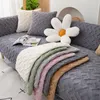 Chair Covers Winter Thicken Plush Sofa Cover Non-slip Couch For Living Room Cushion Backrest Towel Furniture Protective