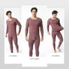 Heren Nachtkleding 2022 Herfst Winter Dikke Fleece Thermisch Ondergoed Sets voor Mannen Vrouwen Hoge Elasticiteit Warm Houden Lange Onderbroek Thermische Kleding Set T221017