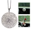 Decorazioni interne Ciondolo per auto con sfera di cristallo diamantato per accessori per specchietti retrovisori