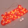 Christmas Decorations Merry Light String Fairy Garland Decoration LED Letter Tag Home Year Xmas Gift