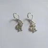 Dos Boucles d'oreilles Chien Levier Dos Boucle D'oreille Mignon Dangle Noël Bijoux Clip Animal