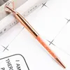 Diamond Metal Ballpoint Pen Multi Class Crystal Ball Point Pens Office Office School Crity Write Supply School School Season Gift